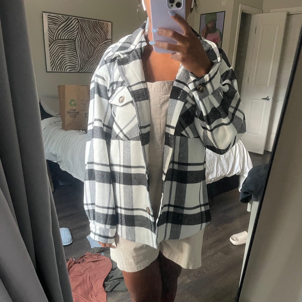 Lizard Thicket Plaid Shacket